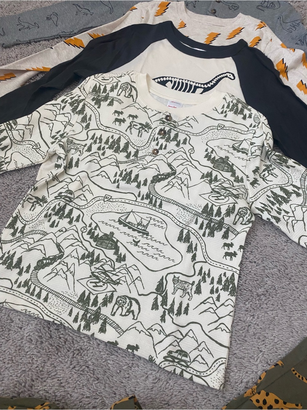 Hanna Andersson size 6-7 long sleeve top bundle - Picture 4 of 7